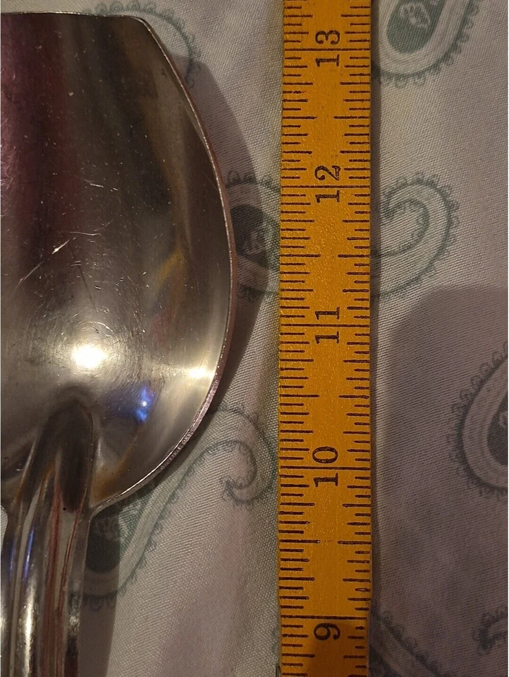 Vollrath Angled Scoop Spoon 6014-2  USA Stainless Steel 13in